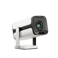 VEVSHAO 2024 1080P 600 Ansi C30 Mini projecteur LCD portable, mise au point automatique, haut-parleurs intégrés, lampe LED, Android 12.0, 50 000 heures