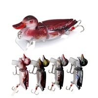 Vente en gros Simulation de canard multi-sections 8cm/10.6g eau flottante Mino engins de pêche matériau ABS faux appâts Source fabricants