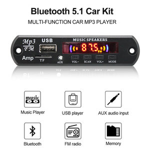Vire DIY 10W * 2 Khuếch Đại Hội Đồng Quản Trị <span class=keywords><strong>Bluetooth</strong></span> 5.0 âm thanh MP3 Máy nghe nhạc mô-đun USB TF AUX FM Đài phát thanh MP3 giải mã Hội Đồng Quản Trị - Product Image 3