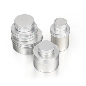 Hộp Thiếc Mỹ Phẩm Nhôm Tròn 10Ml 30Ml 50Ml 100Ml 200Ml Hộp Kim Loại Đựng Nến Sáp Môi Lọ Nhôm Màu Đen - Product Image 4