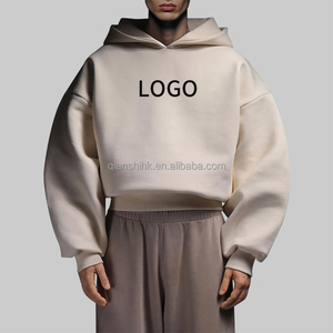 เสื้อฮู้ดแขนยาวโอเวอร์ไซส์ผ้าคอตตอนมีฮู้ดโอเวอร์ไซส์ออกแบบได้ตามที่ต้องการสำหรับทุกเพศ - Product Image 5