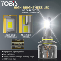 Ampoule de voiture Yobis Max 300W H11 H7 LED 9006 Canbus Accessoires automobiles 360 12V H15 Luces Focos Kit 9005 H4 Phares LED 50000Lm