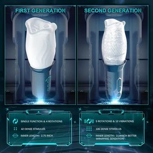 Juguete Sexual Masculino Gawk <span class=keywords><strong>3000</strong></span>, Entrenador de Glande Oral, Masajeador de Pene con Rotación Telescópica, Consolador con Ventosa para Hombres - Product Image 4