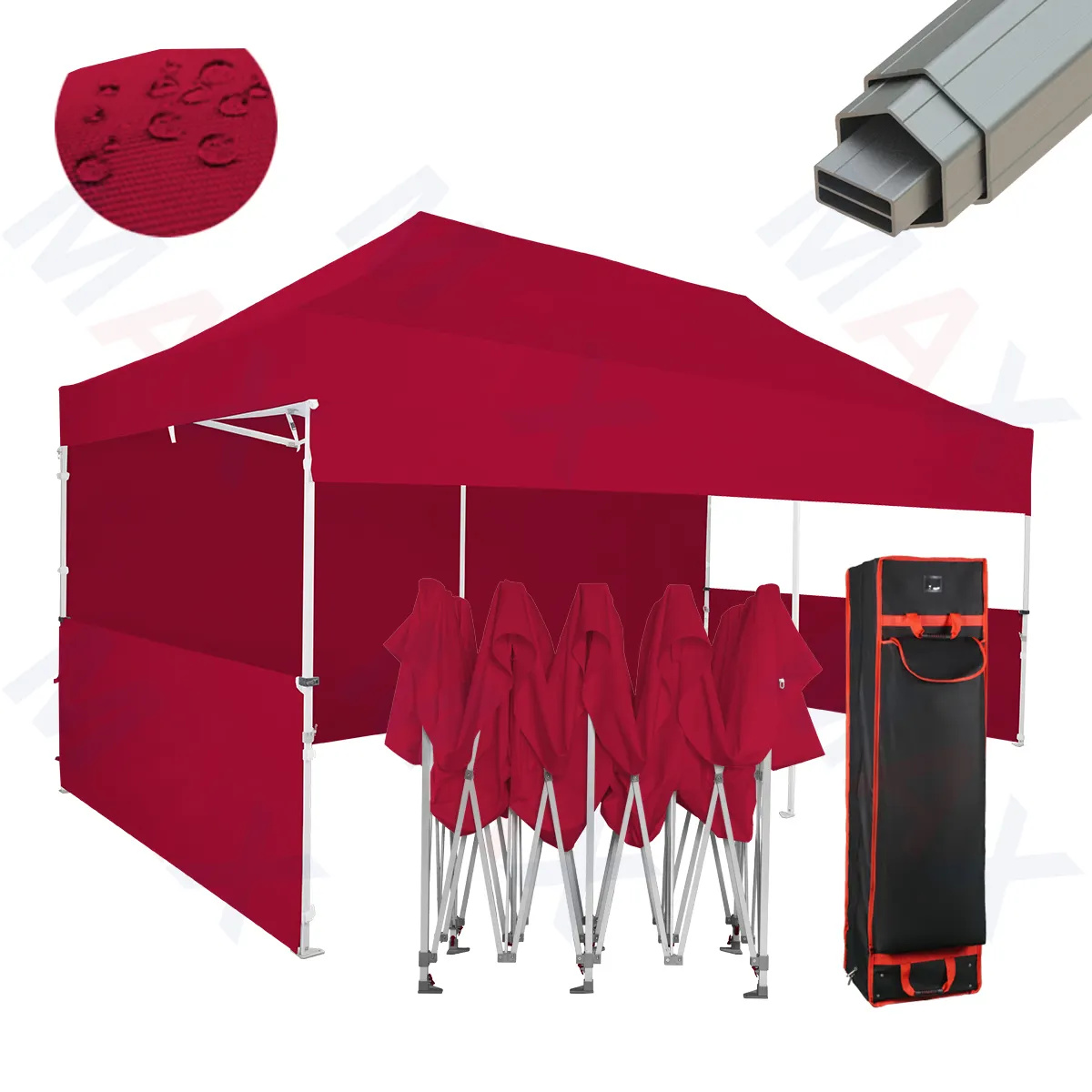 Торговая выставочная палатка на заказ наружные Всплывающие Складные палатки 10x10 рекламный логотип Алюминиевый выставочный шатер