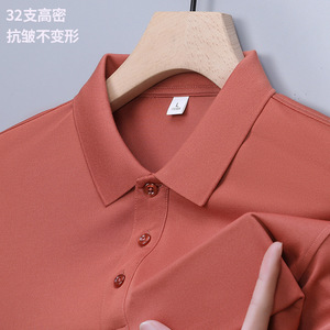 เสื้อโปโลพิมพ์โลโก้ตามสั่ง ยูนิเซ็กซ์ เนื้อผ้าใยอะซิเตทบางเบา เหมาะสำหรับใส่ทำงานและสวมใส่สบายๆ - Product Image 3