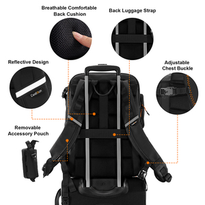 <span class=keywords><strong>Sac</strong></span> <span class=keywords><strong>à</strong></span> <span class=keywords><strong>dos</strong></span> de photographie multifonctionnel pour la <span class=keywords><strong>randonnée</strong></span> en plein air, avec support pour trépied, étui rigide imperméable pour <span class=keywords><strong>appareil</strong></span> <span class=keywords><strong>photo</strong></span> de grande taille - Product Image 3