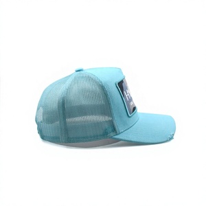 SELF INDUSTRY 7-Panel Trucker <b>Hats</b> Adjustable Breathable Metal Buckle Snapback <b>Caps</b> Custom Logo Baseball <b>Hats</b> 100% Cotton for - Product Image 2