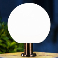 Lampadaire de jardin LED en acier inoxydable IP33, éclairage extérieur étanche pour clôture et allée