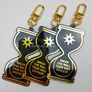 <span class=keywords><strong>5</strong></span> tùy chỉnh vàng lá Acrylic Keychain tùy chỉnh quảng cáo Acrylic Keychain khoảng trống cá nhân màu acrylic Keychain - Product Image 3