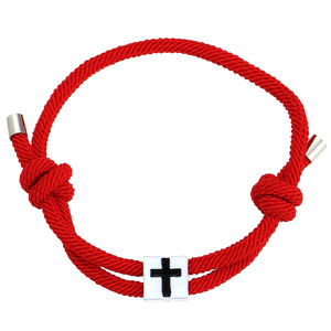 สร้อยข้อมือเชือกถักแบบปรับได้สไตล์ยุโรปอเมริกันแบบใหม่สำหรับคู่รัก - Product Image 5