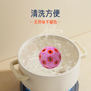 Natural Rubber <b>Dog</b> Toy <b>Ball</b> Light Up Medium Size Teeth Cleaning Interactive Play Pet Toy - Product Image 4