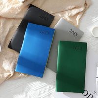Klassisches A7 Mini Pocket Notebook mit B6 Größe Hardcover Leder papier PU Cover Thread Nähen Binding School Use 2025 Design