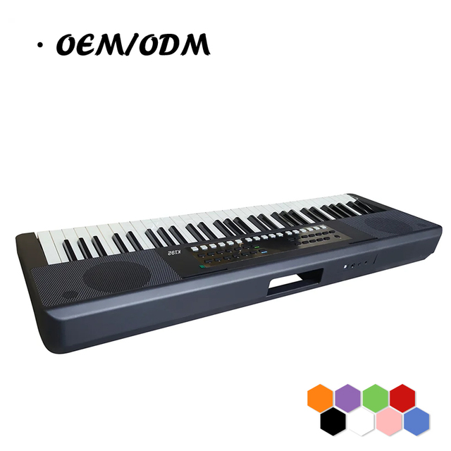 AIERKE K192 Lightweight Plastic Electronic Piano with 61-Key Keyboard 300 Rhythms & 300 Tones