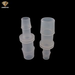 JU 5/16"x1/<b>2</b>" Straight Barb Tube Reducing Connector Plastic <b>2</b> Way I <b>Type</b> Single Sharp Hose Barb Pipe Fitting For Flexible Tube - Product Image 1