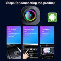 PlayAiBox Android 15 Système CarPlay Ai Box Qualcomm 6115 Mirrolink & Écran Partagé 8+128 Go Prise en Charge du Téléchargement d'Applications pour Voitures OEM avec CarPlay