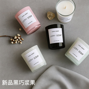 Velas Aromáticas de Cera de Soya de Lujo Personalizadas con Etiqueta Privada, Hechas a Mano, en Forma de Pilar, en Frasco de Vidrio, con Aroma a Cristal, para Días Festivos, de Larga Duración - Product Image 6