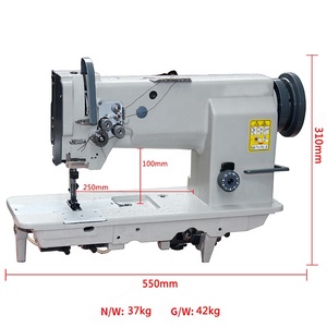 4420 tentes à voile bâche bâche 2 Double aiguille sac à main en cuir robuste marche pied point noué Machines à coudre industrielles - Product Image 4