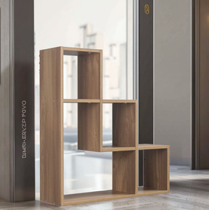 <strong>Oak</strong> Unique 3-Tier Wooden Floating Wall-Mount <strong>Shelf</strong> Display <strong>Unit</strong> for Book Storage - Product Image 4
