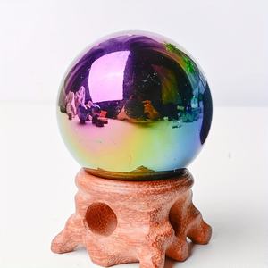 Vente en gros de sphères d'obsidienne de style bohème, pierres de guérison naturelles pour une décoration intérieure unique et des cadeaux de fêtes - Product Image 1