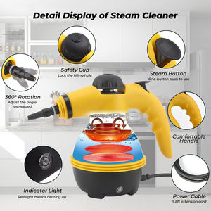 Nettoyeur Vapeur Haute Température pour Usage Domestique avec Aspiration et Nettoyage Multi-surfaces - Product Image 4
