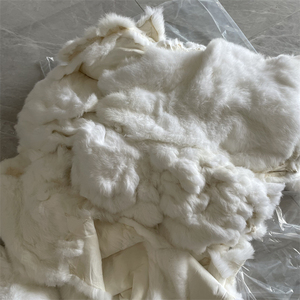 良質100%本物のなめしウサギの毛皮 - Product Image 5