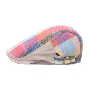 Vente en gros de casquettes de baseball unisexes <span class=keywords><strong>et</strong></span> de chapeaux de soleil décontractés pour printemps <span class=keywords><strong>et</strong></span> été 100% coton respirant chapeaux ajustables bérets pour femmes - Product Image 5
