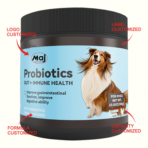 Probiotiques supérieurs pour chiens avec enzymes pour <span class=keywords><strong>la</strong></span> santé intestinale et un complément alimentaire <span class=keywords><strong>de</strong></span> premier plan pour <span class=keywords><strong>la</strong></span> santé des chiens à usage quotidien - Product Image 2