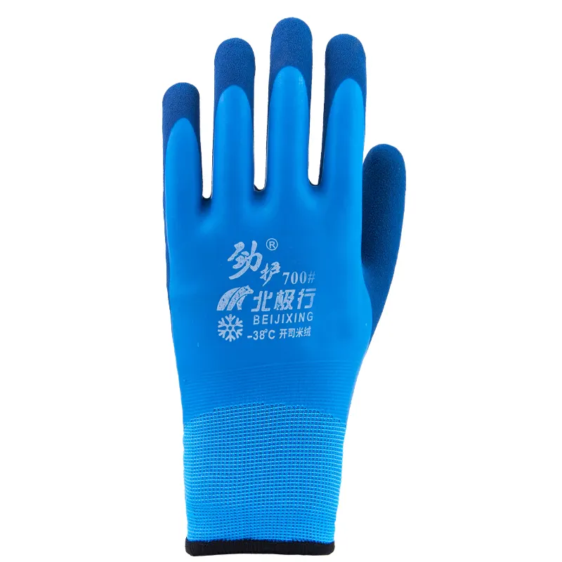 Merchandise In Voorraad Chinese Groothandel Veiligheid Winter Latex Foam Handschoenen Voor Werk Bouw