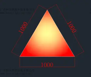 Dmx Lier Kinetische Driehoek Led Display