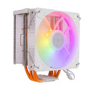 China Factory Custom 4 Copper Heat Pipes 120mm Cooler Fan Rgb Gaming Cpu Cooler For Pc Computer