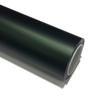 Película de TPU Verde Oscuro Satinado Económica Prelatek, Auto-Reparable con Calor y Alta Resistencia a la Intemperie
