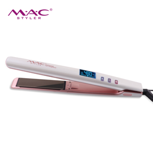 Lisseur à <span class=keywords><strong>cheveux</strong></span> en titane MC-5533, <span class=keywords><strong>fer</strong></span> à <span class=keywords><strong>lisser</strong></span> personnalisé <span class=keywords><strong>avec</strong></span> logo, chauffe rapide 480F, utilisation électrique pour salon, hôtel et maison, ions négatifs - Product Image 2