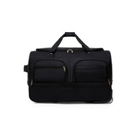 Sac de voyage unisexe personnalisé, sac de sport et de cosmétiques tendance, disponible en différentes couleurs