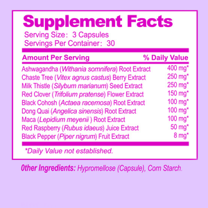 Cápsulas de Gel Suave para el Apoyo a la Menopausia OEM para Mujeres, con Cohosh Negro, Cardo Mariano, Ashwagandha, Apoyo al Metabolismo y el Estado de Ánimo, Antioxidante, 60 Unidades - Product Image 4