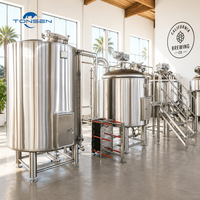 Machine à bière en cuivre rouge 500L 1000L, équipement de brassage de bière, pour pub et restaurant