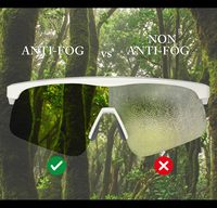 Lunettes de soleil polarisées unisexes pour le cyclisme, UV400, anti-éblouissement, anti-lumière bleue, monture PC, enveloppantes, incassables, légères, pour les sports de plein air