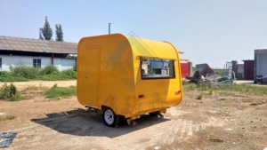 Nouveau chariot d'arrêt de camion de nourriture pliant automatique pour la crème glacée aux fruits <span class=keywords><strong>Barbecue</strong></span> chariot de boulangerie de légumes Mobile pour les restaurants magasins d'alimentation - Product Image 5