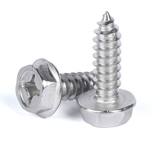 Tornillos Autorroscantes de Acero Inoxidable con Cabeza Hexagonal Métrica, Tipo Cruz Cóncava, para Madera, Clase <span class=keywords><strong>4</strong></span>, 50mm 100mm 150mm 200mm, Venta al Por Mayor - Product Image 4