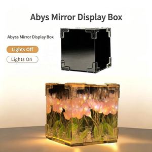 Wholesale Two-way Mirror <b>Acrylic</b> <b>Sheet</b> <b>1mm</b> Thick Custom Size Infinity Mirror Panel for DIY Night Light Advertising Display Box - Product Image 3