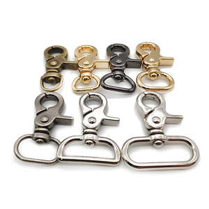 Wholesale Metal Bag Accessories Buckle Dog Chain Hook Trigger Swivel Snap Hook for Purse