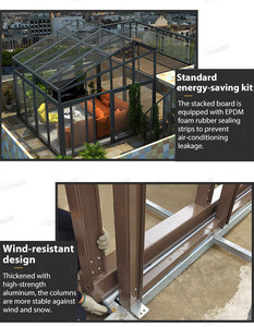 Cloison de séparation en polycarbonate coulissante manuelle standard pour hôtel, mur monté, écran en aluminium, couverture de piscine - Product Image 6
