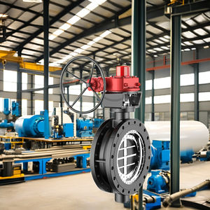 Chemical Type Double Flange <strong>Butterfly</strong> <strong>Valve</strong> Carbon Steel - Product Image 6