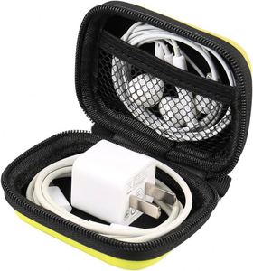 Estuche rígido de EVA para auriculares, estuche de viaje para auriculares, bolsa pequeña con cremallera para audífonos - Product Image 2