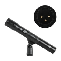 Ensemble de microphones de batterie filaires réglables Xtuga Dynamic Metal pour les performances sur scène