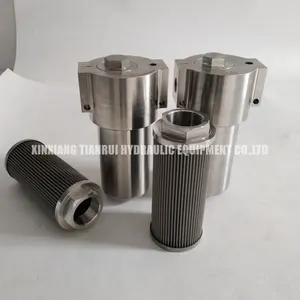 Yüksek basınçlı hidrolik hat filtresi YLQ-227 paslanmaz çelik yağ filtresi gövde