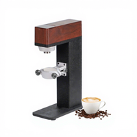 Portable électrique expresso moulin à café Machine manuel rotation support corps en alliage d'aluminium pour hôtels et café grain meulage