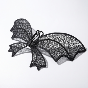Costume da Diavoletta di Alta Qualità per Bambine con Ali in Pizzo e Raso da Strega per Feste di <span class=keywords><strong>Halloween</strong></span>, Taglia e Colore Personalizzabili - Product Image 1