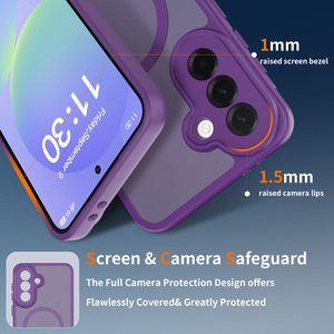 เคสแม่เหล็กสำหรับ <span class=keywords><strong>Samsung</strong></span> <span class=keywords><strong>Galaxy</strong></span> A37เคสโทรศัพท์มือถือด้านหลัง A17กันกระแทก A16 A55 A57 A06 - Product Image 2