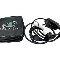 Chargeur EV portable direct d'usine 3.5KW 7KW Type1 Type2 AC EV Stations de charge pour voyager à l'extérieur