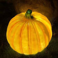 Nouveau Thanksgiving réaliste géant citrouille 3d Art affichage résine artificielle citrouille décor fibre de verre Statue Halloween décorations